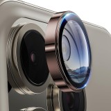 Folie sticla iPhone 16 Pro Camera Protector Lito S+, maro