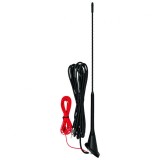 SAL 90557 antenă auto cu amplificator, pentru acoperiș, VW Golf, șurub M5, conector DIN, 400 mm, 52&deg;, &icirc;nveliș de cauciuc
