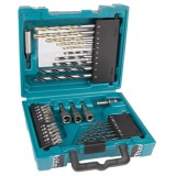 Makita D-36980 - Set accesorii insurubare si burghie mixte 35 bucati