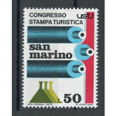 San Marino 1973 Mi 1027 - Congresul de presa de turism