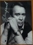 Autograf al actorului de teatru si film Evgheni Mironov pe fotografie