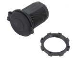 Alimentator USB Dublu 12-24V DC Negru, 4Carmedia