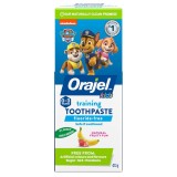 Pastă de dinți pentru copii Orajel Kids Paw Patrol, aromă fructată, fără fluor, 42,5 g