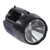 Lanterna profesionala Tiessa&reg;, 30 W, 3 moduri iluminare, acumulator integrat, neagra, 21 cm, negru