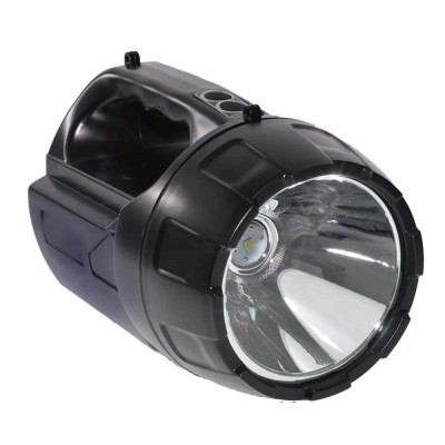 Lanterna profesionala Tiessa&amp;reg;, 30 W, 3 moduri iluminare, acumulator integrat, neagra, 21 cm, negru foto