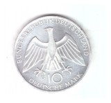 Moneda Germania 10 mark/marci 1972 G, Jocurile olimpice de la Munchen, stare foarte buna, curata