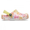 Saboți Crocs Classic Tie-Dye Graphic New Clog Toddlers Portocaliu - Orange Zing/Multi, 20, 22