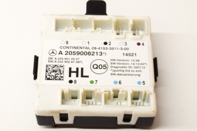 Modul de control ușă st&amp;acirc;nga spate MERCEDES-BENZ C W205 2015 OEM: A2059010507,28-4153-3511-3-00,A2229028708,A2059006213 | 13503741 foto