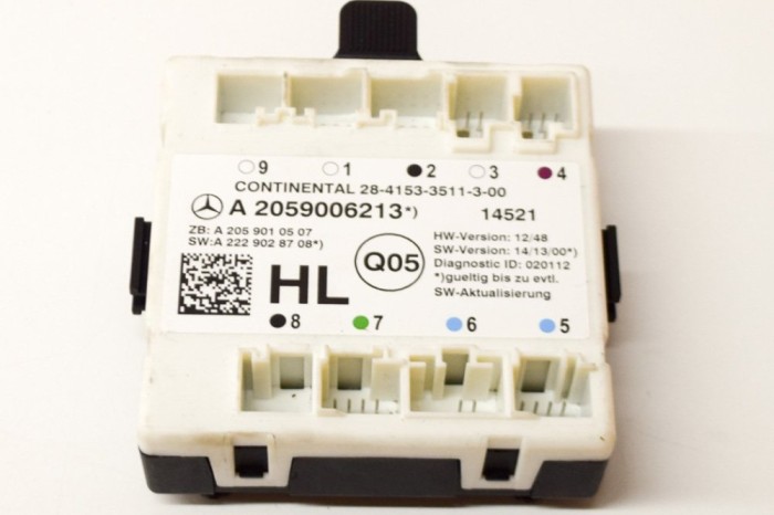 Modul de control ușă st&acirc;nga spate MERCEDES-BENZ C W205 2015 OEM: A2059010507,28-4153-3511-3-00,A2229028708,A2059006213 | 13503741