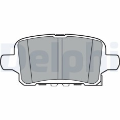 Set placute frana spate DELPHI, Opel Insignia B Country Tourer (Z18), 06.2017-, Insignia B Grand Sport (Z18), 03.2017-, Insignia B Sports Tourer (Z18