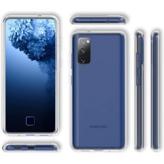 Husa 360 compatibila cu Samsung Galaxy S20 FE, V2 Transparent fata+spate