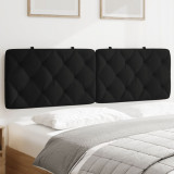 Perna tablie de pat, negru, 160 cm, catifea GartenMobel Dekor, vidaXL