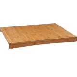 Tocator bambus Bambou, utilizare pe plita sau blat, 52x58x4 cm, natur Household NewTrend