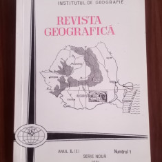 Revista geografica - ANUL L(I) - NR. 1.-Serie noua - 1994