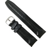 Cumpara ieftin Curea ceas piele ecologica neagra - 20mm 22mm WZ2857
