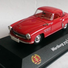 Macheta Wartburg 313-1 Sport RDG 1957 - IXO/Atlas 1/43