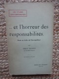 ... et l&#039;horreur des responsabilit&eacute;s - EMILE FAGUET