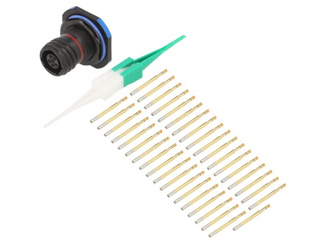 Conector militar dimensiune 9 MIL-DTL-38999 Series III soclu