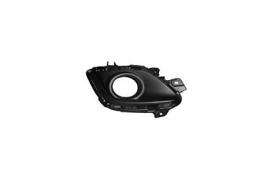 Grila bara fata Mazda 6 (Gj), 11.2012-, Dreapta, GHR450C11A, 45D127-2 cu locas pentru proiectoare foto