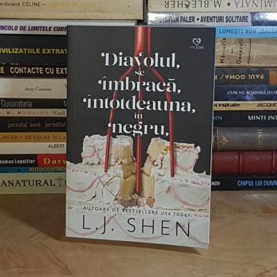 L.J. SHEN - DIAVOLUL SE IMBRACA INTOTDEAUNA IN NEGRU ( ROMAN ) , 2023 * foto