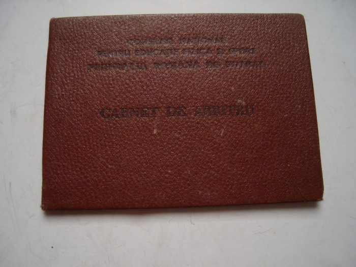 Carnet de arbitru categoria III, 1969