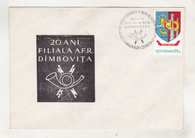 bnk fil Plic ocazional Expofil 20 ani AFR Dambovita Targoviste 1979 foto