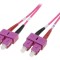 Patch Cord Fibră Optică OM4 SC/PC 3m LSZH