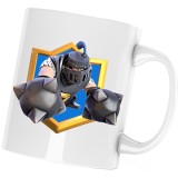 Cana alba personalizata &quot;Mega Knight Clash Royale Clans&quot;, INOVATIX&reg;. 330ml