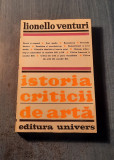 Istoria criticii de arta Lionello Venturi