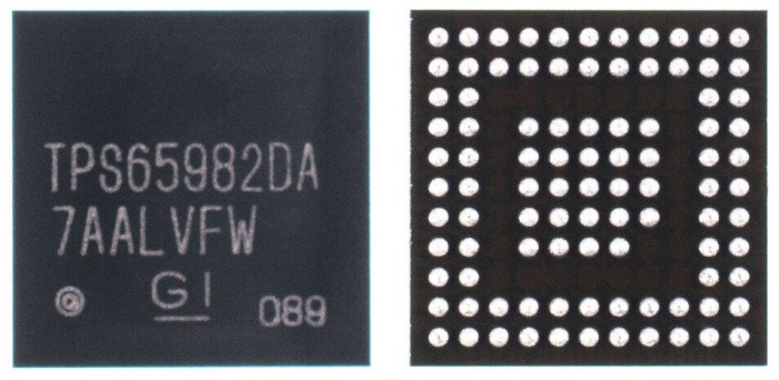 SMD TPS65982, TPS65982DA, TPS65982DAZQZR