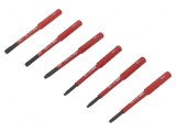 Kit Capete Șurubelniță Izolată Torx 75mm 1kVAC 5.5Nm
