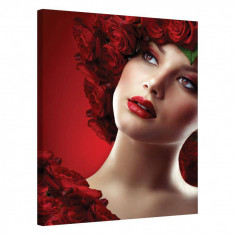 Tablou Canvas, Tablofy, Pretty Lady Rose, Printat Digital, 40 &times; 50 cm