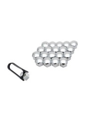 Set 20 Capace Prezoane Cromate 17 MM + Cleste Mega Drive foto