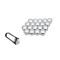 Set 20 Capace Prezoane Cromate 17 MM + Cleste Mega Drive