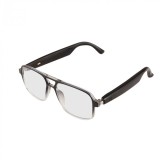 Cumpara ieftin Ochelari de soare smart iSEN GS10, Negri, Lentile polarizate, Unisex, Microfon si difuzor incorporat, Muzica si apeluri Bluetooth, Asistare vocala