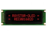 Afișaj OLED Alfanumeric 16x2 Roșu 85x30x10mm