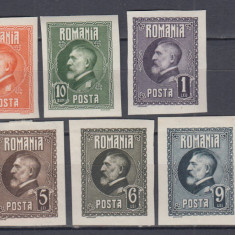 ROMANIA 1926 LP 74 a A 60 a ANIVERSARE REGELE FERDINAND LOT NEDANTELATE SARNIERA