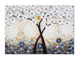Cumpara ieftin Tablou Copacul vietii pictat manual living, dormitor, hol, 70x50cm ulei pe panza in relief efect 3D