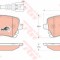 Set placute frana,frana disc VW MULTIVAN V (7HM, 7HN, 7HF, 7EF, 7EM, 7EN) (2003 - 2015) TRW GDB1557