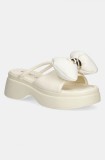 GOE papuci femei, culoarea bej, cu platforma, RR2N4120