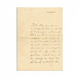 Ovid Densușianu, scrisoare olografă