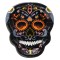 Set Farfurii Carton, Model Craniu, 23cm, Multicolor, 6 Bucăți