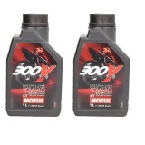 Pachet 2 litri ulei Motul 300V Factory Line 10W40 , Performanta de competitie si protectie maxima pentru motoare 4T