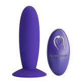 Dop Anal Cu Vibratii Youth, Indigo, 11 cm