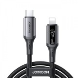 Cablu Date si Incarcare USB-C - Lightning Joyroom S-A60 StarTalk, 30W, 1.2m, Negru