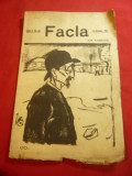 Revista Facla 15oct.1911 cu o caricatura a lui Ion Nadejde- publicist