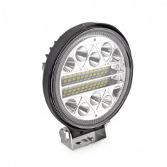 Proiector auto LED AMIO 12-24V, cu 26 LED 3030, rotund 110mm, 1 buc.