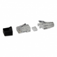 Set 10 buc conectori RJ45 cat.6 UTP + manson, Lindy L62431