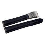 Cumpara ieftin Curea Ceas Piele Naturala Albastra Deployant 16mm - 24mm 816230300018