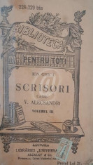 Scrisori catre Vasile Alecsandri, vol. III foto